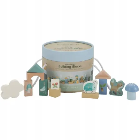 Little Dutch zestaw klocków Forest Friends LD7245