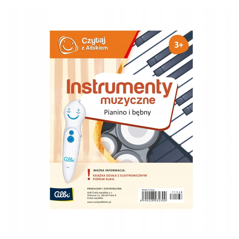 Czytaj z Albikiem. Instrumenty muzyczne PU2