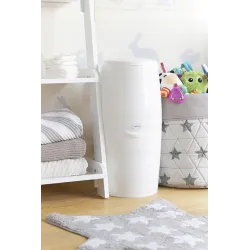 Kosz na pieluchy Angelcare biały + 3 wkłady