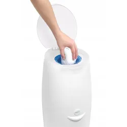 Kosz na pieluchy Angelcare biały + 3 wkłady