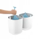 Kosz na pieluchy Angelcare biały + 3 wkłady