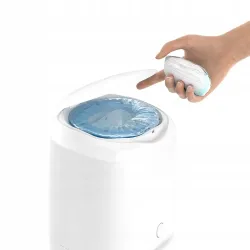 Kosz na pieluchy Angelcare biały z wkładem