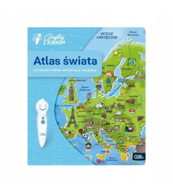Czytaj z Albikiem. Książka Atlas Świata