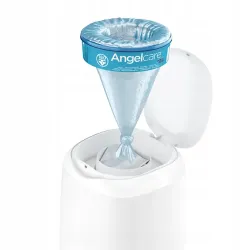 Kosz na pieluchy Angelcare biały z wkładem