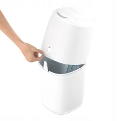 Kosz na pieluchy Angelcare biały z wkładem