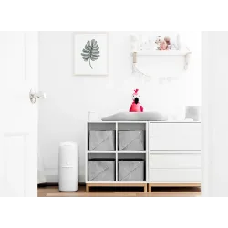 Kosz na pieluchy Angelcare biały z wkładem