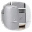 Kosz na pieluchy Angelcare  z wkładem szary