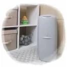 Kosz na pieluchy Angelcare  z wkładem szary