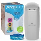 Kosz na pieluchy Angelcare  z wkładem szary