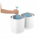 Kosz na pieluchy Angelcare  z wkładem szary