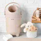 Nattou kosz na pieluchy Dropy beż