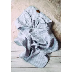 Śpiworek otulacz letni do fotelika Floo For Baby 78x78 cm królik szary