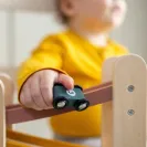 Petite&Mars Drewniana zabawka zjeżdżalnia z autkami tor Wood of Mars