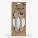 PETITE&MARS Silikonowe sztućce TAKE&MATCH Desert Sand 6m+