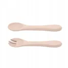 PETITE&MARS Silikonowe sztućce TAKE&MATCH Desert Sand 6m+