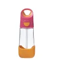 B.BOX BIDON BUTELKA TRITANOWA DO PICIA ZE SŁOMKĄ  450ML Strawberry Shake