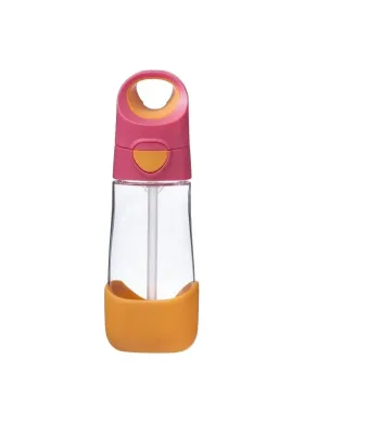 B.BOX BIDON BUTELKA TRITANOWA DO PICIA ZE SŁOMKĄ  450ML Strawberry Shake