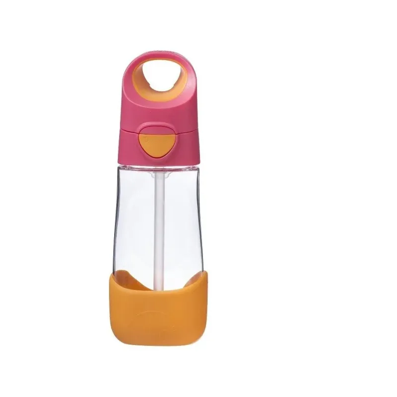 B.BOX BIDON BUTELKA TRITANOWA DO PICIA ZE SŁOMKĄ  450ML Strawberry Shake B.BOX BIDON BUTELKA TRITANOWA DO PICIA ZE SŁOMKĄ  450ML Strawberry Shake