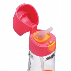 B.BOX BIDON BUTELKA TRITANOWA DO PICIA ZE SŁOMKĄ  450ML Strawberry Shake B.BOX BIDON BUTELKA TRITANOWA DO PICIA ZE SŁOMKĄ  450ML Strawberry Shake