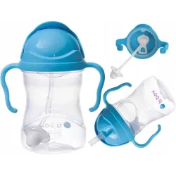 B.BOX BIDON KUBEK Z OBCIĄŻONĄ SŁOMKĄ RURKĄ DLA DZIECI 240ml borówkowy B.BOX BIDON KUBEK Z OBCIĄŻONĄ SŁOMKĄ RURKĄ DLA DZIECI 240ml borówkowy