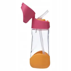 B.BOX BIDON BUTELKA TRITANOWA DO PICIA ZE SŁOMKĄ  450ML Strawberry Shake B.BOX BIDON BUTELKA TRITANOWA DO PICIA ZE SŁOMKĄ  450ML Strawberry Shake