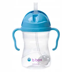 B.BOX BIDON KUBEK Z OBCIĄŻONĄ SŁOMKĄ RURKĄ DLA DZIECI 240ml borówkowy B.BOX BIDON KUBEK Z OBCIĄŻONĄ SŁOMKĄ RURKĄ DLA DZIECI 240ml borówkowy
