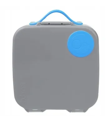 B.BOX duży lunchbox śniadaniówka z wkładem chłodzącym Blue Slate