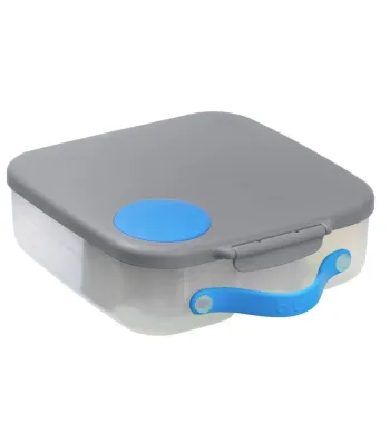 B.BOX duży lunchbox śniadaniówka z wkładem chłodzącym Blue Slate