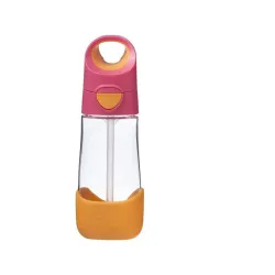 B.BOX BIDON BUTELKA TRITANOWA DO PICIA ZE SŁOMKĄ  450ML Strawberry Shake B.BOX BIDON BUTELKA TRITANOWA DO PICIA ZE SŁOMKĄ  450ML Strawberry Shake