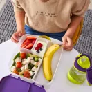 B.BOX duży lunchbox śniadaniówka z wkładem chłodzącym Blue Slate
