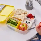 B.BOX duży lunchbox śniadaniówka z wkładem chłodzącym Blue Slate