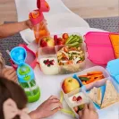 B.BOX duży lunchbox śniadaniówka z wkładem chłodzącym Blue Slate