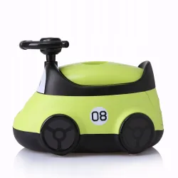 BabyHood nocnik dziecięcy Autko z wyjmowanym wkładem zielony