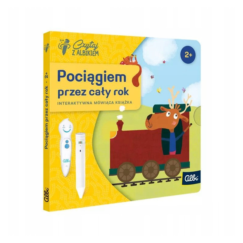 Czytaj z Albikiem. Książka Pociągiem przez cały rok