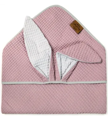 Ręcznik dziecięcy, okrycie kąpielowe Floo For Baby ciemny róż