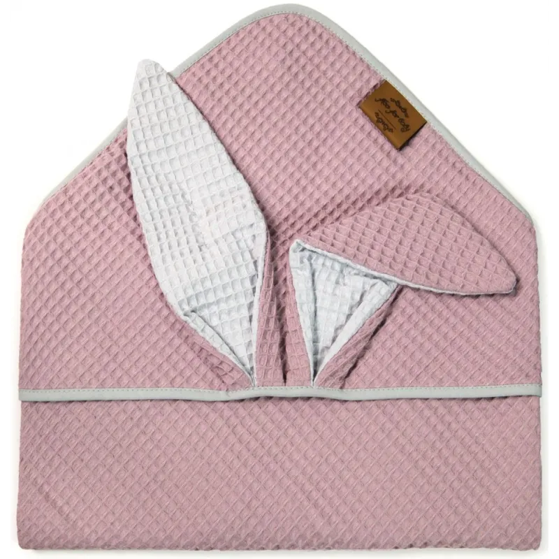 Ręcznik dziecięcy, okrycie kąpielowe Floo For Baby ciemny róż