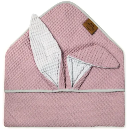 Ręcznik dziecięcy, okrycie kąpielowe Floo For Baby ciemny róż