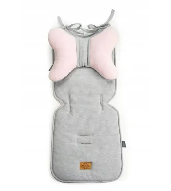 Wkładka do spacerówki Floo For Baby kolor szary-róż