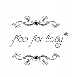 Wkładka do spacerówki Floo For Baby kolor szary-róż Wkładka do spacerówki Floo For Baby kolor szary-róż