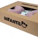 Wkładka do spacerówki Infantilo  boho granat brudn róż