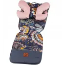 Wkładka do spacerówki Infantilo  boho granat brudn róż