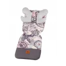 Wkładka do spacerówki Infantilo kolor różowy z szarym motylkiem