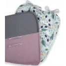 Wkładka do spacerówki Infantilo Velvet kolor niebieski z szarym motylkiem