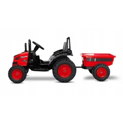 Toyz Traktor na akumulator z przyczepką Caretero Hector red Toyz Traktor na akumulator z przyczepką Caretero Hector red