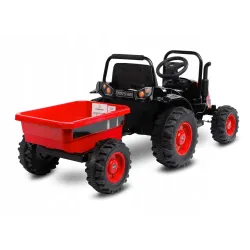 Toyz Traktor na akumulator z przyczepką Caretero Hector red Toyz Traktor na akumulator z przyczepką Caretero Hector red