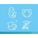 CANPOL PODKŁADY JEDNORAZOWE HIGIENICZNE WIELOFUNKCYJNE 90x60cm 78/002 12szt