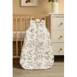 Śpiworek dla niemowlaka Sensillo 50 cm x 80 cm Sarenki Szare Śpiworek dla niemowlaka Sensillo 50 cm x 80 cm Sarenki Szare