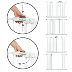 Barierka na drzwi, schody Kidwell rozporowa, rozszerzenia biała Guarda