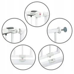 Barierka na drzwi, schody Kidwell rozporowa, rozszerzenia biała Guarda