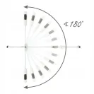 Barierka na drzwi, schody Kidwell rozporowa, rozszerzenia biała Guarda